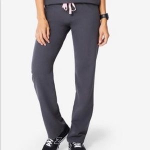 charcoal FIGS scrub pants